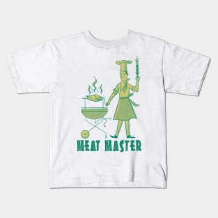 Meat Master - Teal Kids T-Shirt